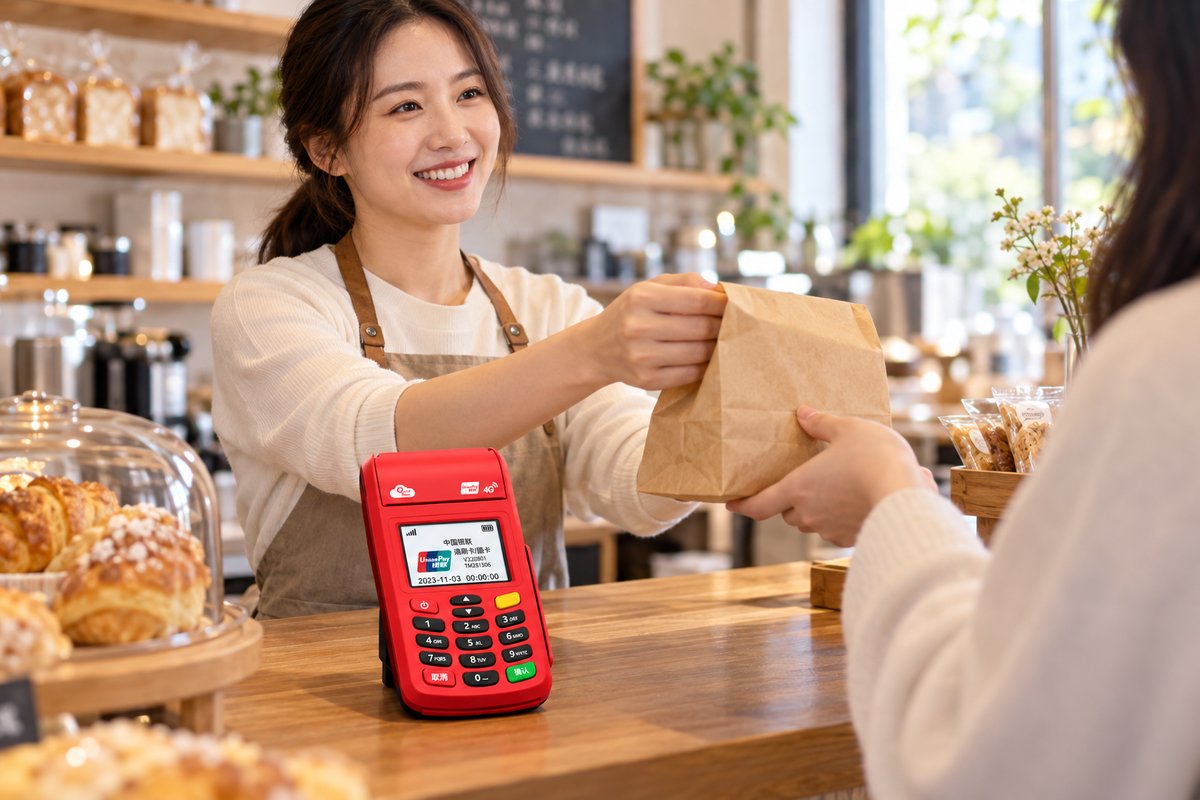 商户门店收款场景示意